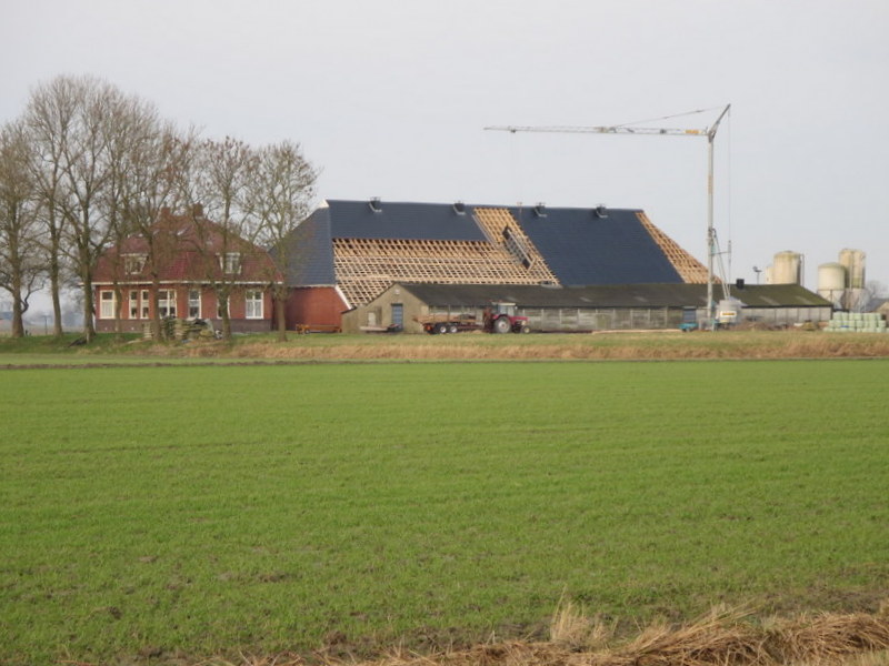 Herstel stormschade boerderij Startenhuizen
