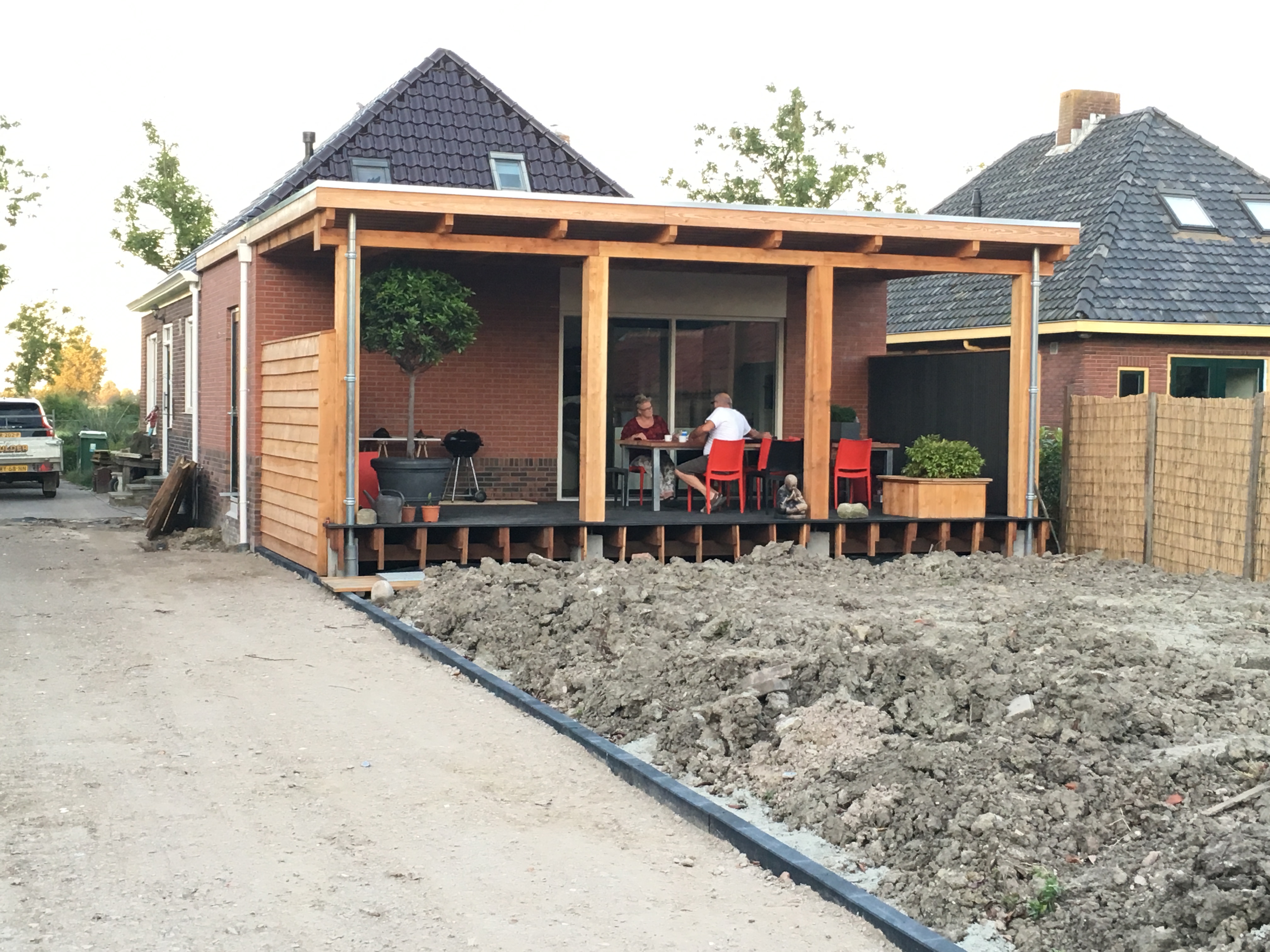 Aanbouw woning & nieuwbouw schuur Onderdendam.